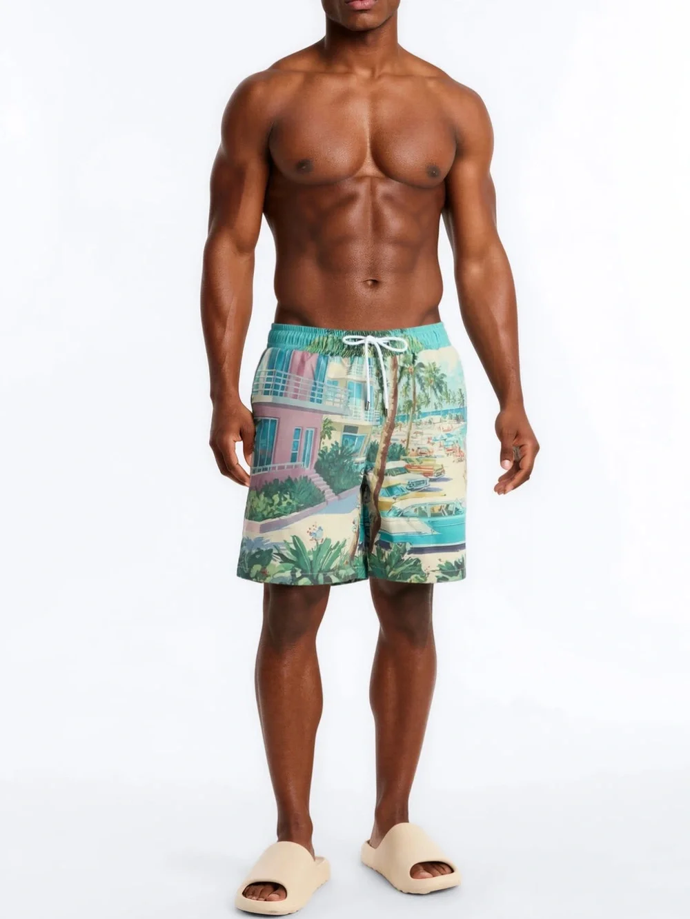 Fashion Nova Men’s Swim Trunks, Palm Beach